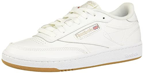 Reebok Unisex Club C85 Sneaker, White (White/Light Grey/Gum 0), 7 UK, (40.5 EU)