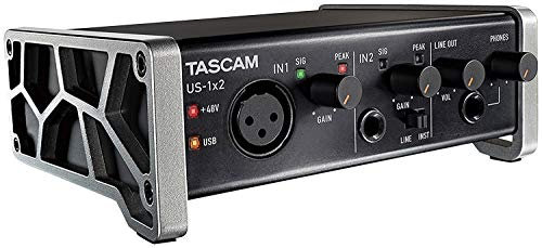 Tascam US-1x2 Interfaccia audio/MIDI USB con preamplificatori microfonici e compatibilità iOS