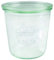 Weck Sturzglas 500 ml (Hochwertiges Einweck, Einmach Glas mit Glasdeckel; zum Einkochen; Hitzebeständig; Mikrowellengeeignet; Backofengeeignet; Rundrandglas) 742, 6 Stück