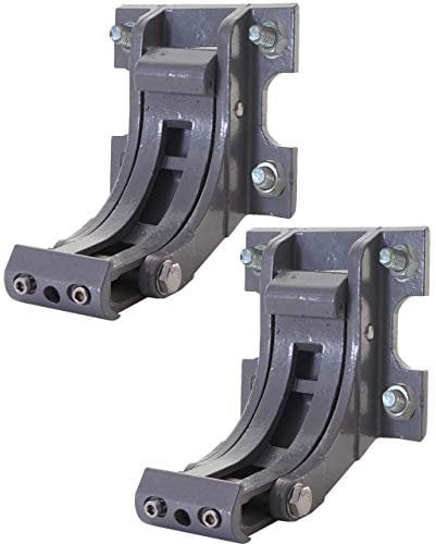 Mendler 2er-Set Wandhalterung für Markise T122, T123, Wandkonsole Wandmontage Adapter - grau