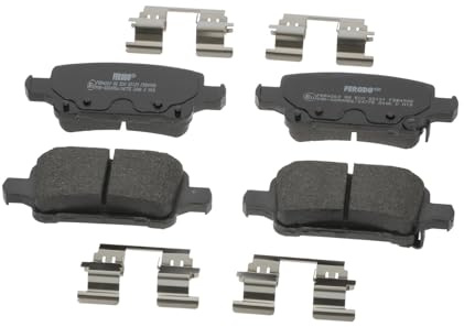FERODO Brake Pads | FDB4938 | OE-Matching Quality | Eco-Friction Fuse+ Technology | Pack of 4