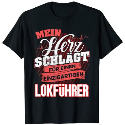Lustiges Lokführer Frau Geschenk Eisenbahn Lokführer T-Shirt