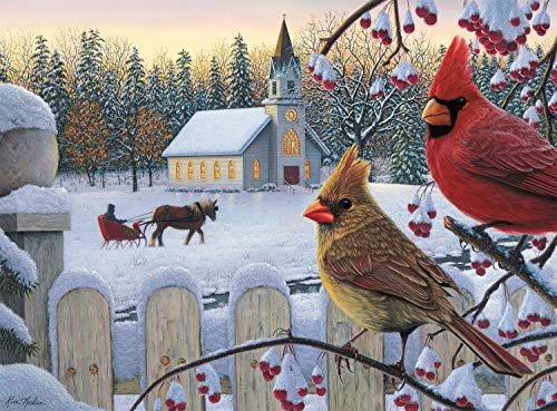 Buffalo Games - Kim Norlien - White Crimson Morning - Puzzle 1000 Teile
