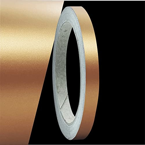 siviwonder Zierstreifen Matt Kupfer metallic 8mm Aufkleber Länge 10m Auto Boot Klebeband Sticker
