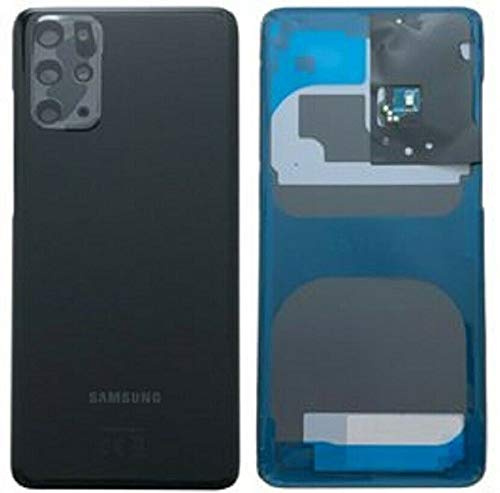 Original Samsung Akkudeckel Backcover Rückseite Deckel für Samsung Galaxy S20+ Plus Cosmic Black Schwarz mit ab Werk vormontierten Klebestreifen und Kameraglas