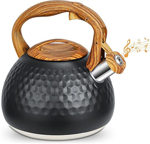 Bouilloire à induction 3 l en acier inoxydable - Pour cuisinière, cuisinière à gaz