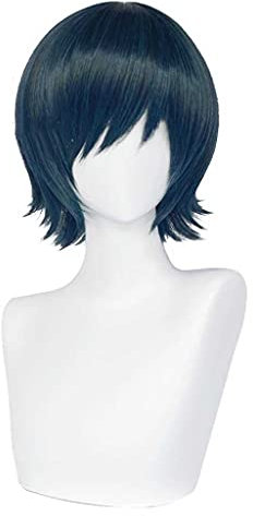 MAOMA Anime Cosplay Wig Chainsaw Man Himeno Wig,with Free Wig Cap,Heat Resistant Wig Synthetic Wig Used for Halloween Christmas Carnival party Color mixing wig