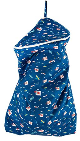 Windelsack Style RONDO Blue Planes Größe: ca. 54 cm x 35 cm