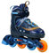HUDORA Inline Skates Mia/Leon - Inliner für Kinder/Jugendliche & Erwachsene in versch. Größen & Farben - Roller Skates bis zu 4 Größen verstellbar - Bequeme & stilvolle Rollerskates