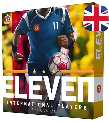 Wydawnictwo Portal POP00415 Eleven: International Players (ENGL.) Brettspiele, Braun Oder Weiß, 20.32 cm x 20.32 cm x 3.81 cm