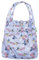 ECO CHIC Lightweight Foldable Reusable Shopping Bag Water Resistant Tote Bag (Blue Tits Lilac)