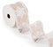 Nastro Fiocchi di Neve, 9x6,35cm Nastro Fiocco di Neve Bianco con Sbavature Nastro per Albero di Natale per Artigianato Fai-da-Te Realizzazione di Confezioni Regalo Decorazioni Natalizie