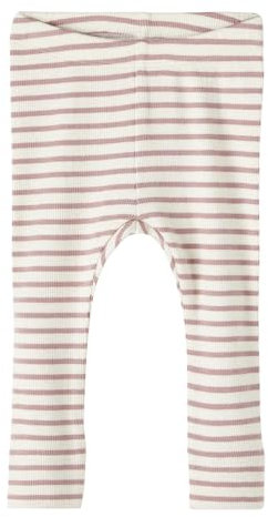 NAME IT Unisex Baby Nbnbani XSL Noos Leggings, Deauville Mauve, 74 EU