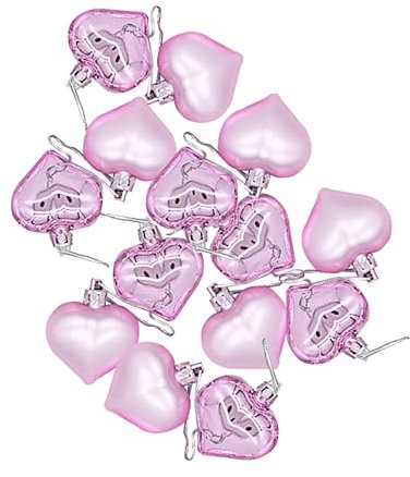 Amosfun 2 Kisten Weihnachtsdeko Geschenke Christbaumschmuck Weihnachten Hängen Bunte Verzierung Hängende Dekoration Schmücken Anhänger Dekorationen Liebe Kranz