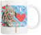 All+Every Sooty Sweep I Love Sausages 11oz Ceramic Mug