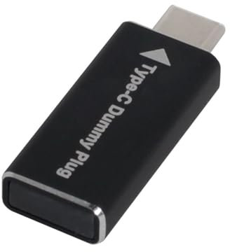 NFHK Virtueller Display-Adapter, USB-C Typ-C, DDC EDID, Dummy-Stecker, Headless-Ghost-Display-Emulator, 1920 x 1080p bei 60 Hz