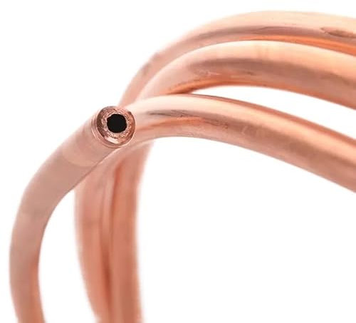 1 mètre 2/3/4/5/6/7/8/9/10mm climatisation cuivre tuyau Tube recuit gaz eau plomberie ODxThickness(10mmx1mm)