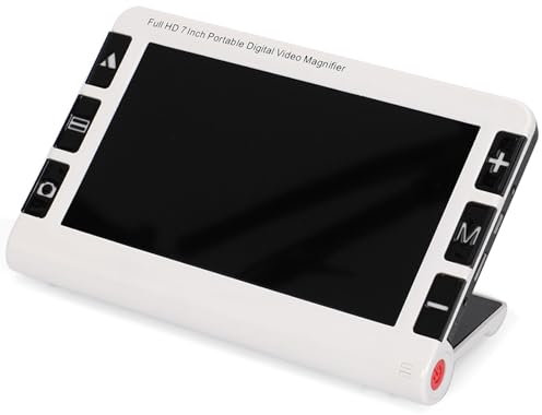 LwiftGal Loupes éLectroniques Portables pour Aides à La Vision, Loupe NuméRique VidéO Portable De 7.0 Pouces, DifféRents Modes De Couleur, Aide à La Lecture éLectronique avec Zoom