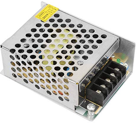 KIMISS Fuente de alimentación conmutada LED 12V 2A, para Equipos industriales, Driver Adaptador eficiente, Compacto y Seguro, Fuente de Potencia para luminarias