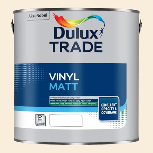 DULUX TRADE VINYL MATT IVORY LACE 2.5L