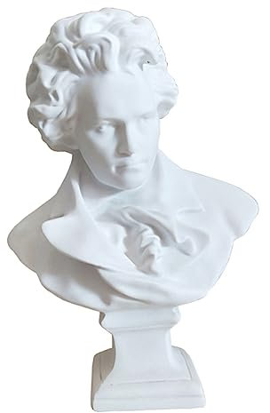 Generisch Büste Von Beethoven Portrait Skulptur Europäisches Design Dekorative Figur Für Wohnzimmer Kunsthandwerk Ideales Für Musikliebhaber Und Freunde