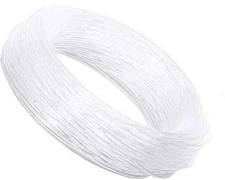 DOITOOL Cable De Fibra Óptica De Plástico para Decoración De Halloween 2 0 Mm De Diámetro Material MMA Cable De Fibra Iluminado para Luces Decorativas De Techo Y para Fiestas