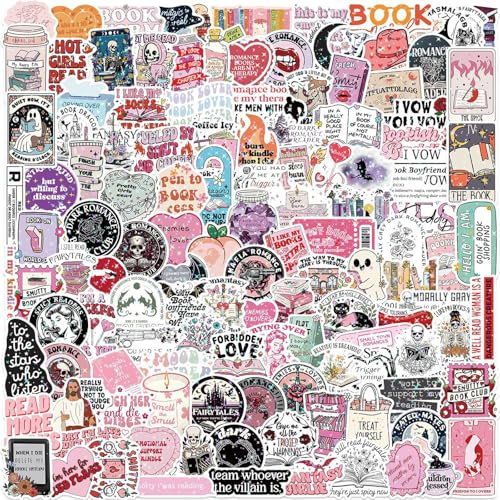 BelleVive 150 Pezzi Adesivi per Libri per Kindle, Pacchetto Adesivi Olografici Lucenti per Laptop, E-Book Reader, Bottiglie d'Acqua, Diari, Scrapbook
