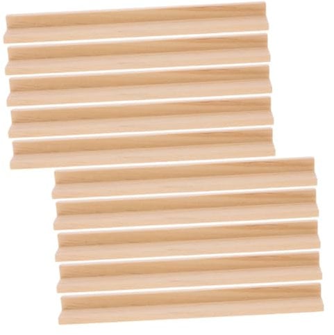 Vaguelly 10 Pezzi Base Alfabeto Inglese Desktop Rack Blocco Numero Rifiniture Domino Più Supporto Giocattolo Cribbage Gioco Automatico Mazzo Gioco Dadi Vassoi Tenone Piatto Tavola Bingo