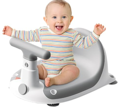 Babybadewanne, Babysitz für Badewanne Anti-Schlupf-Stuhl für Kinder Dusche | Bequeme Sitze ohne Rutschbadewanne für Babys mit Cartoon-Motorradform sitzen