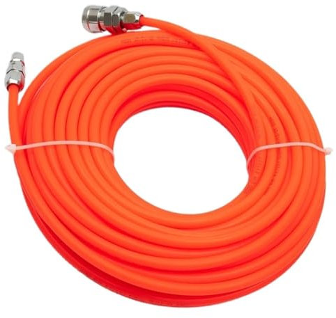 1Pcs Pneumatic Straight Pipe Air Compressor Pump Hose 5 * 8mm Tube with Quick Connector Pipe Hose Nail Gun Air Duct PE Tube(10M)
