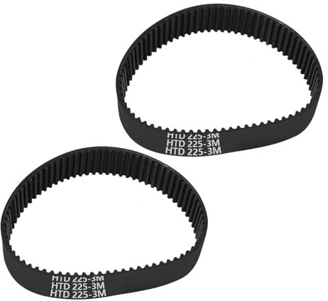 SZDPC 2 cinghie dentate HTD3M-225 compatibili con Parkside PEBS 900 / Bosch PBS75A-GBS75A-GBS75AE / SILVERCREST smerigliatrici abrasive