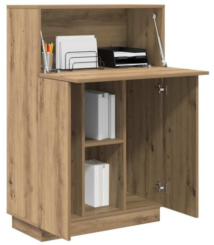 vidaXL Schreibtisch Artisan-Eiche Holzwerkstoff 71.5 x 31.5 x 106.5 cm