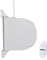 Avvolgitore per tapparelle cinghia integrata 14 mm larghezza 5 m lunghezza montaggio a parete 180°C girevole (Quadrato)