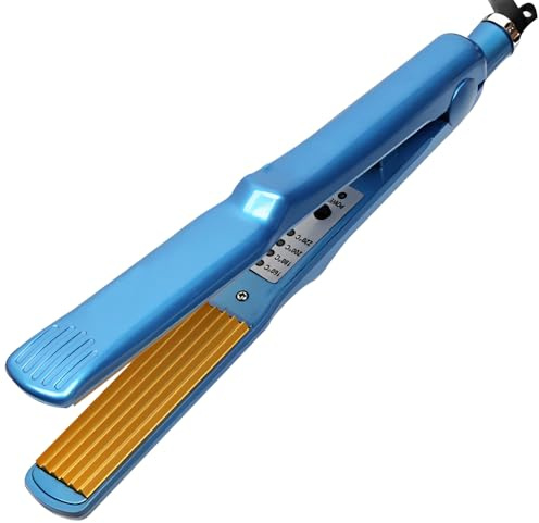 Kreppeisen für Die Haare, Kreppeisen Haare mit 4 Temperaturstufen, Ceramic Crepe Eisen Haares Schnelle Erwärmung für Flauschige Frisur & Volumen MaisStyling für Alle Haartypen