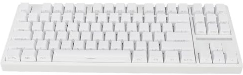 Luocute 87 Keys Mechanical Keyboard, Wireless 2.4G Bluetooth 3.0 5.0 Type C Wired RGB Backlit Gaming Keyboard with Full Key Hot Swappable Red Switch