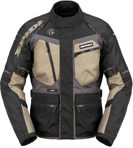 SPIDI Ridemaster wasserdichte Motorrad Textiljacke, beige, XL