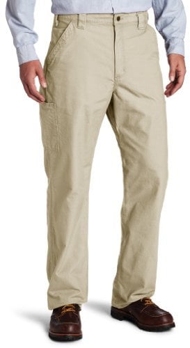 Carhartt Men's Canvas Work Dungaree Pant B151 - Beige -