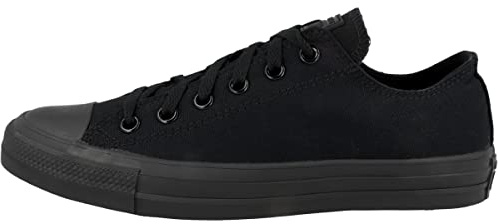Converse Unisex Chuck Taylor All Star Canvas OX, Black Monochrome, 5.5