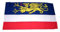 Fahne/Stockflagge Rostock 30 x 45 cm Flagge