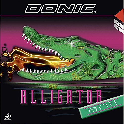 DONIC Belag Alligator Anti, schwarz, 1,0 mm