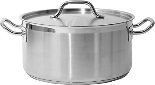 Yato yg-00043 – Low Stockpot W/Lid SS 32 x 16 cm 12,9l