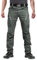 FEDTOSING Men's Outdoor Cargo Work Trousers Military Tactical Pants Combat Ripstop Trousers (Grey Green 34W / 32L)