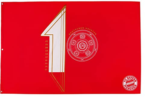 FC Bayern München Hissflagge - Deutscher Serienmeister - 180 x 120 cm Hissfahne Flagge Fahne FCB