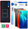 Eonpam Akkudeckel für Huawei P30 Rückseite Glas Original Backcover Back Glas Ersatz Reparatur Set mit Kameraobjektiv (Aurora)
