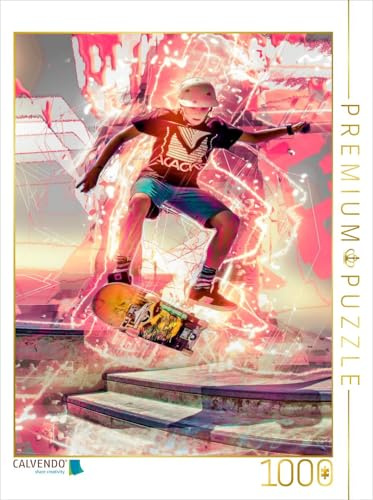 CALVENDO Puzzle Skateboarding | 1000 Teile Lege-Größe 48 x 64 cm Foto-Puzzle für glückliche Stunden