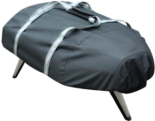 TOHONFOO Pizza Oven Carry Cover for Ooni Koda 12 Gas Pizza Oven Heavy Duty Waterproof 600D Oxford Fabric Portable Outdoor Pizza Oven Carry Accessories Black