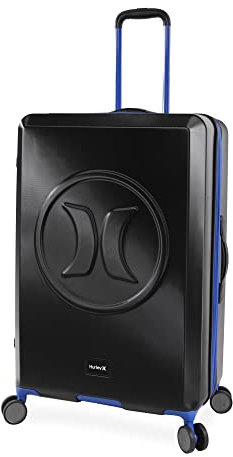 Hurley Wave Hardside Spinner Gepäck, schwarz/blau, Carry ON, Wave Hardside Trolley