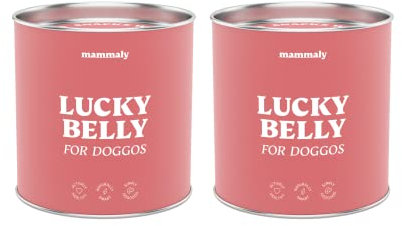9-in-1 Probiotika-Komplex für Deinen Hund - XXL Lucky Belly Sparpack 220 Snacks (650g) von mammaly - Gras und Kotfresser Drops fördern die Darmregulierung und Verdauung - Verdauungssnacks für Hunde