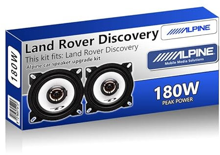 Discovery Front Dash Speakers Alpine 4 10cm Land Rover car speaker kit 120W