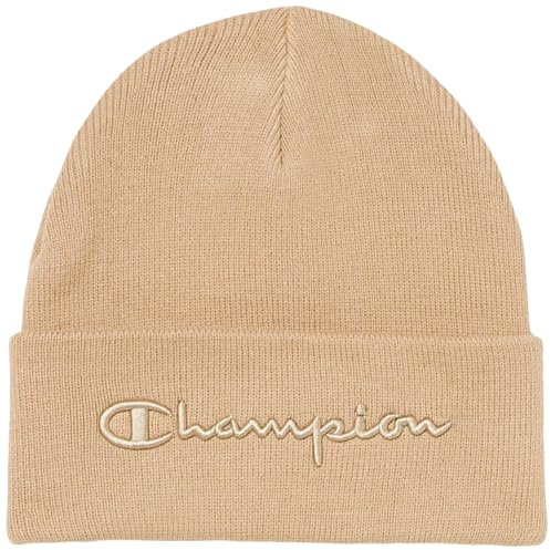 Champion Unisex Lifestyle Caps-802416 Beanie-Mütze, Sandbraun, One Size